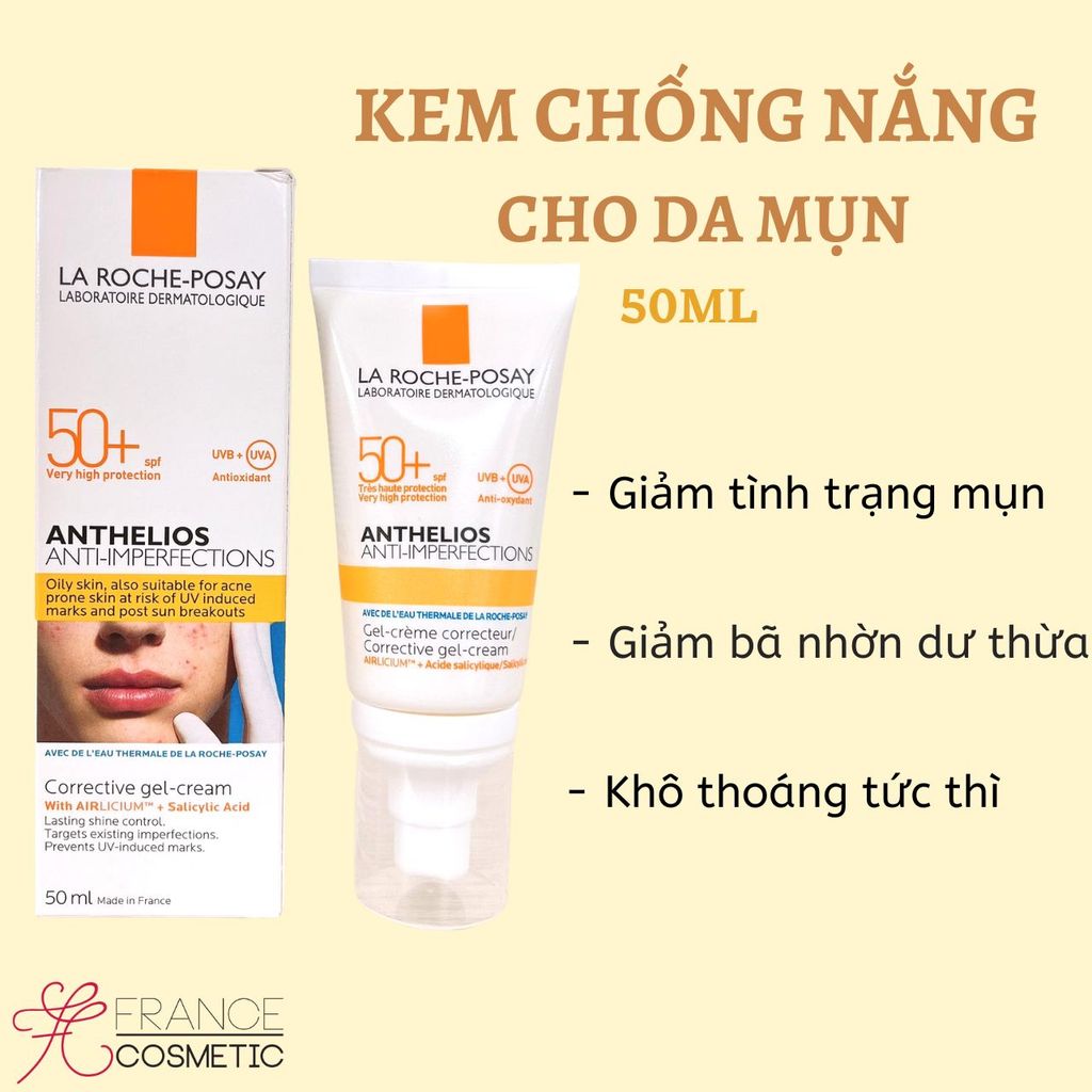 LA ROCHE POSAY KEM CHỐNG NẮNG CHO DA MỤN ANTI IMPERFECTION