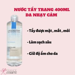 LA ROCHE POSAY NƯỚC TẨY TRANG CHO DA NHẠY CẢM SENSIBLES 400ML