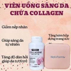 VIÊN UỐNG DƯỠNG SÁNG DA COLLAGEN MARIN TỪ NAT&FORM PHÁP