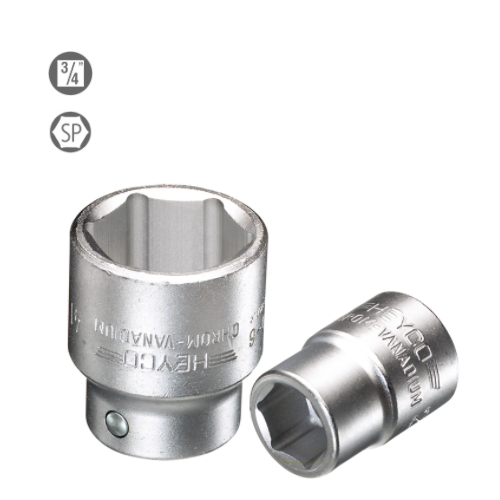 Đầu tuýp lục giác 3/4'' hệ mét DIN 3124 Heyco 0010060