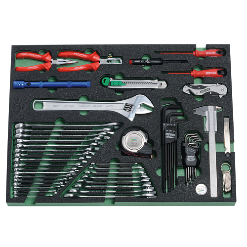 Khay dụng cụ tổng hợp 55 chi tiết Heyco 01128812100