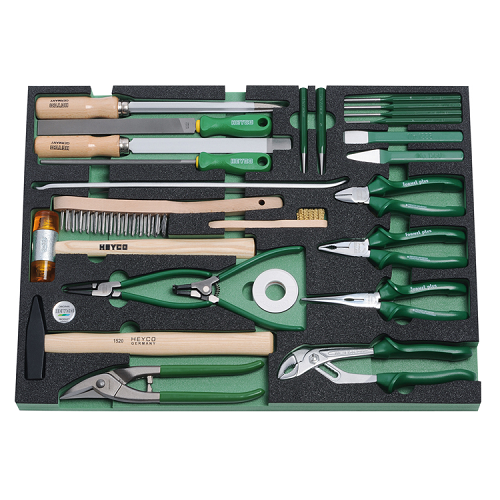 Khay tổng hợp cho ngành mộc 25 chi tiết Heyco 01128812300
