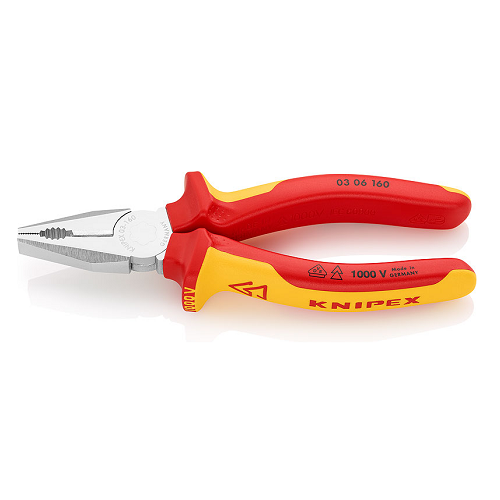 Kìm cách điện đa năng 160mm Knipex 03 06 160