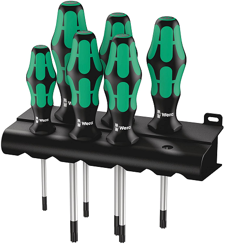 BỘ TUA VÍT ĐẦU SAO 6 CHI TIẾT TX10 - TX40 WERA 05028062001