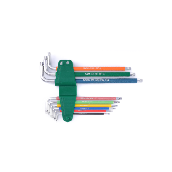 Bộ lục giác sao màu 9 chi tiết T10 - T50  Sata 09702CH