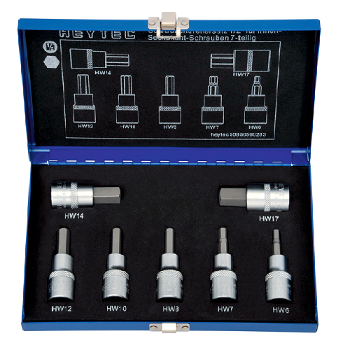 1/2'' Bộ tuýp đầu vít 7 chi tiết Heytec 50850-56