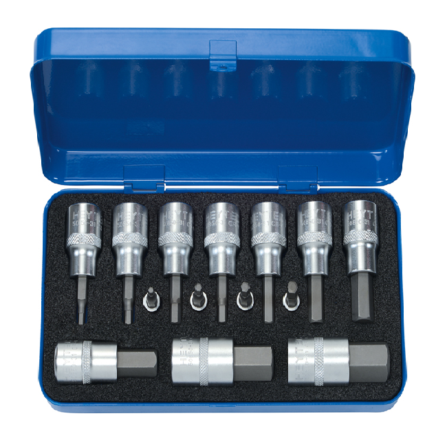 1/2'' + 1/4'' Bộ tuýp đầu vít 14 chi tiết Heytec 50850580083