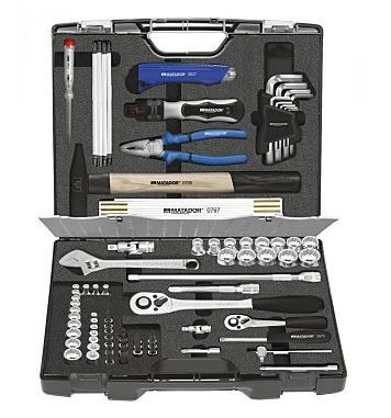 BỘ DỤNG CỤ 81 CHI TIẾT MATADOR 4145 9121 ( ĐẦU TUÝP BÔNG)