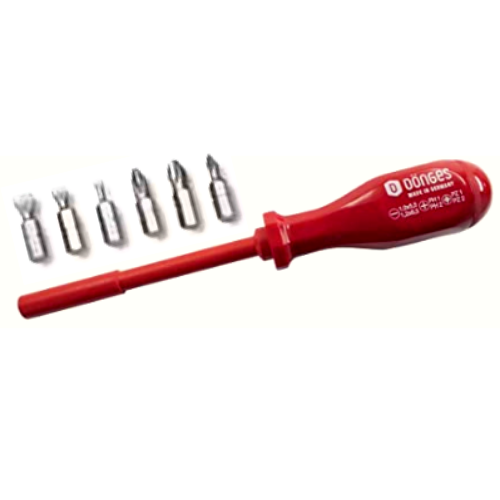 Tua vít cách điện 1000V 6 chi tiết Donges JDS15016-1