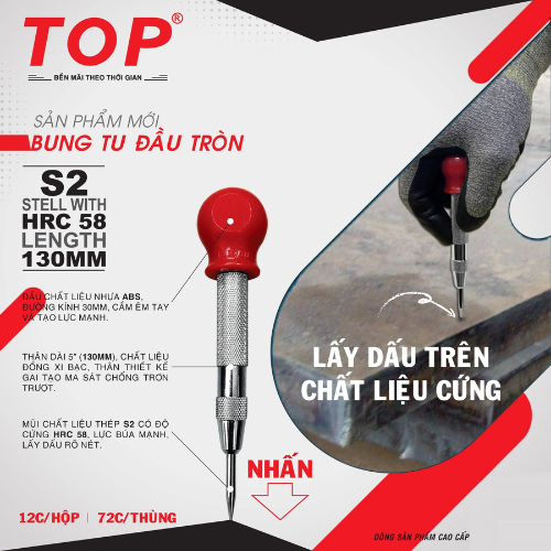 Dụng cụ lấy dấu, bung tu đầu tròn TOP