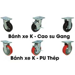 Bánh xe càng K (chịu tải 120-450kg)