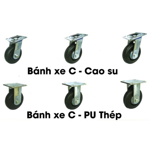 Bánh xe càng C (chịu tải 90-450kg)