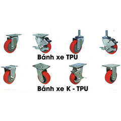 Bánh xe TPU (chịu tải 100-300kg)