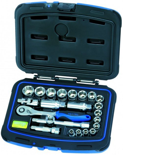 3/8'' Bộ tuýp 23 chi tiết 8-34mm Heytec 50840-3015