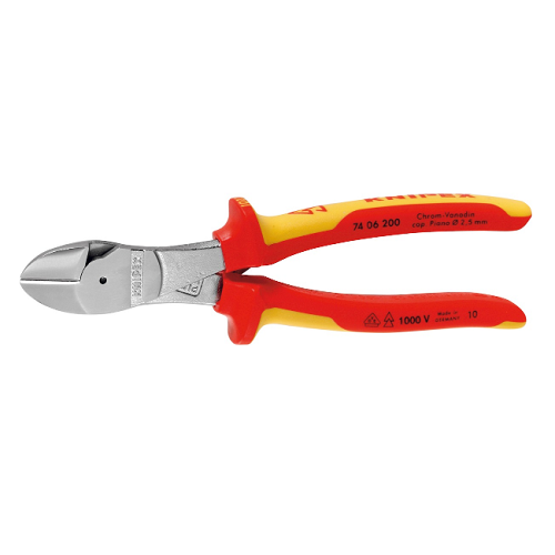 Kìm cắt 180mm cách điện 1000V Knipex 74 06 180