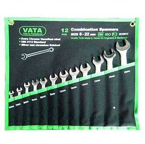 Bộ cờ lê vòng miệng 12 chi tiết 6-22mm Vata 8310W12