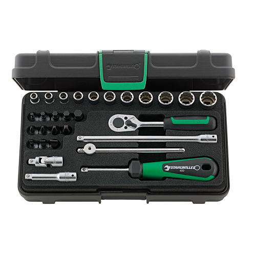 1/4'' Bộ tuýp bông 29 chi tiết 5-14 mm Stahlwille 96011306