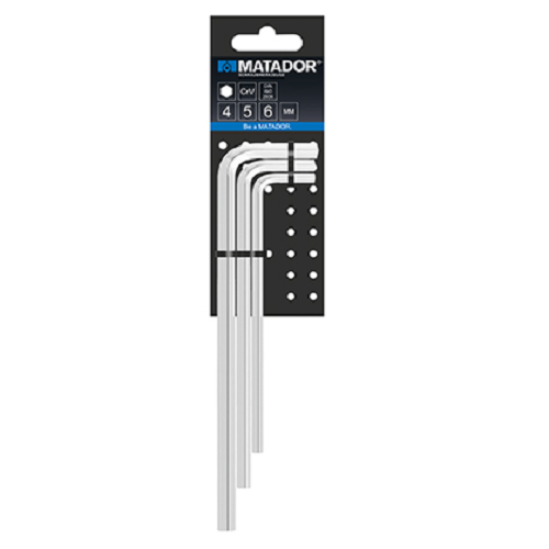Bộ lục giác dài 3 chi tiết L-Key Matador 0441 9030