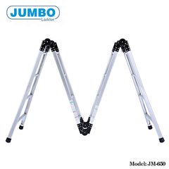 Thang nhôm gấp 4 đoạn JUMBO JM-650 cao cấp