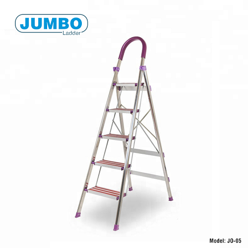 Thang nhôm ghế 5 bậc JUMBO JO-05 cao cấp