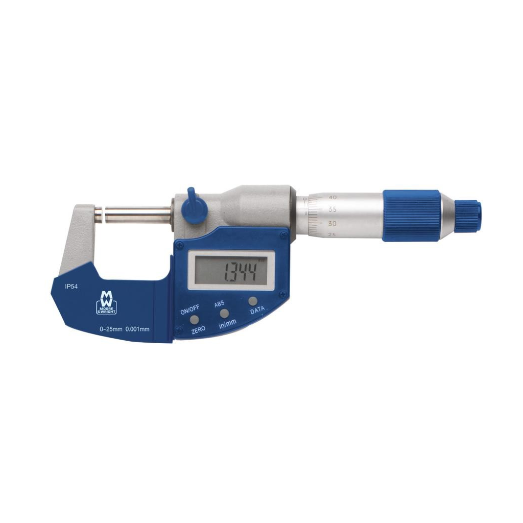 Panme đo ngoài điện tử 50-75mm Moore & Wright MW201-03DBA