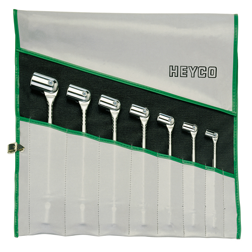 Bộ cờ lê hai đầu tròng lúc lắc 6 chi tiết 8-19 mm Heyco R 493-6-M-2