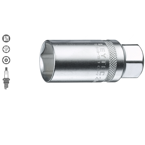 Đầu tuýp mở Bugi 3/8'' 20,8MM Heytec 50840-19-1