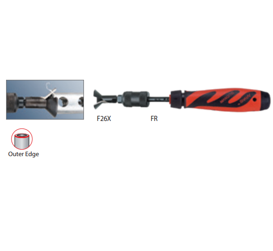 Dao cạo bavia Shaviv Mango II Set Burr-Ex  Code 155-90073