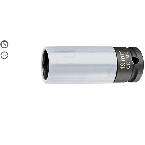 1/2'' Đầu tuýp dài lục giác với ống bọc nhựa Heyco 6300-18