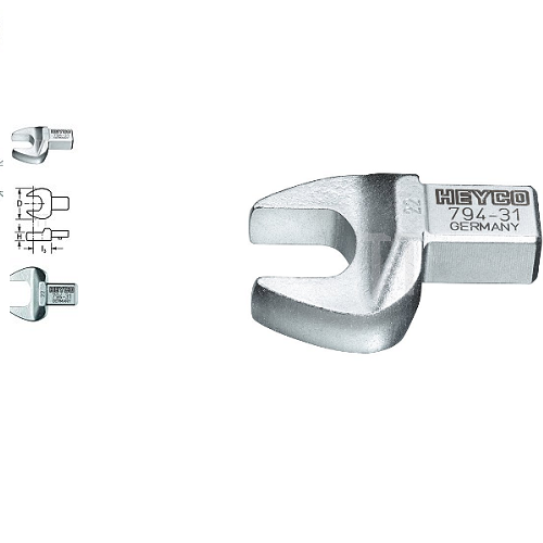 Đầu nối cần xiết lực 14X18 Heyco 794-31
