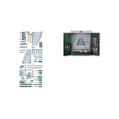 Tủ dụng cụ âm tường kèm 113 chi tiết Heyco 911-M