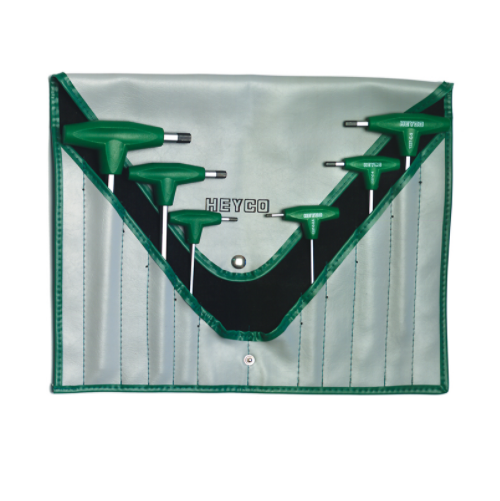 Bộ lục giác chữ T hệ mét 6 chi tiết 2.5-3-4-5-6-8mm Heyco R 1337-6