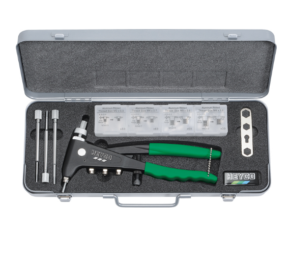 Bộ dụng cụ tán đinh bằng tay Heyco 1261-1