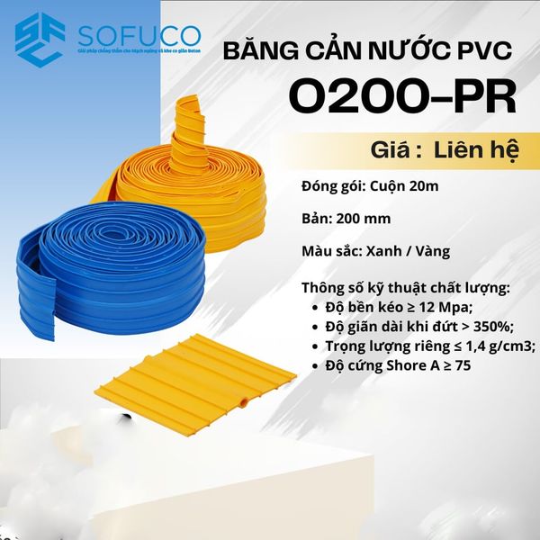 Băng Cản Nước PVC O200