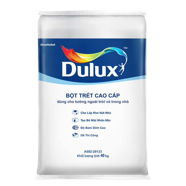 BỘT TRÉT TƯỜNG DULUX TRONG NHÀ VÀ NGOÀI TRỜI