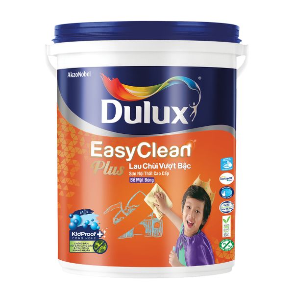 Sơn nội thất Dulux EasyClean Plus Lau Chùi Vượt Bậc Bề Mặt Bóng