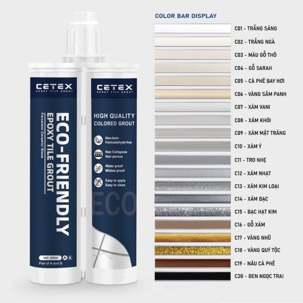 Keo chà ron 2 thành phần Cetex