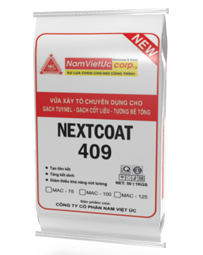 Vữa khô trộn sẵn mác 75  NEXTCOAT 409