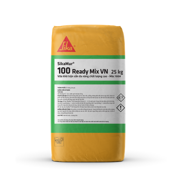 Vữa khô trộn sẵn mác 100 SikaMur 100 Ready Mix VN