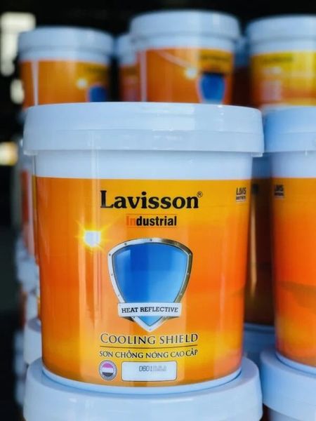 Sơn chống nóng mái tôn lavisson