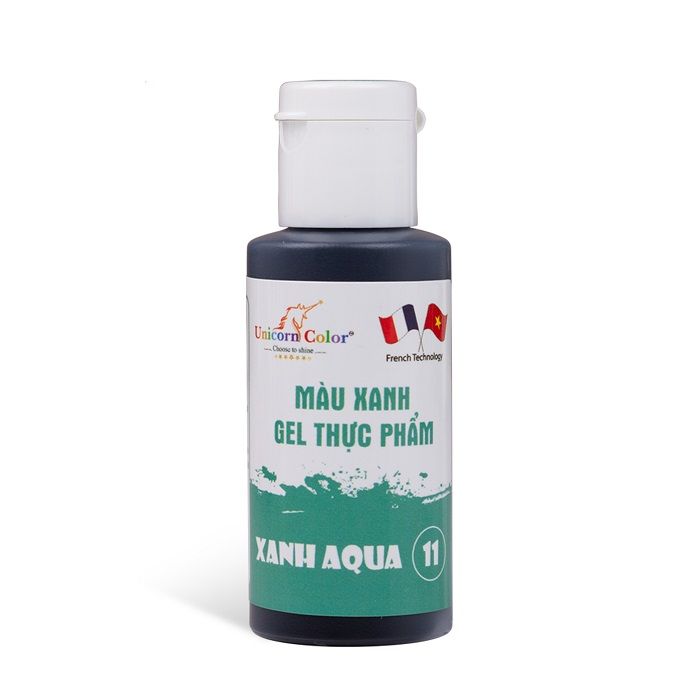 Màu gel xanh aqua Unicorn Color 28g