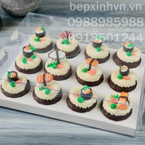 Hộp cupcake 12 bánh nhựa trong (1/50hộp)