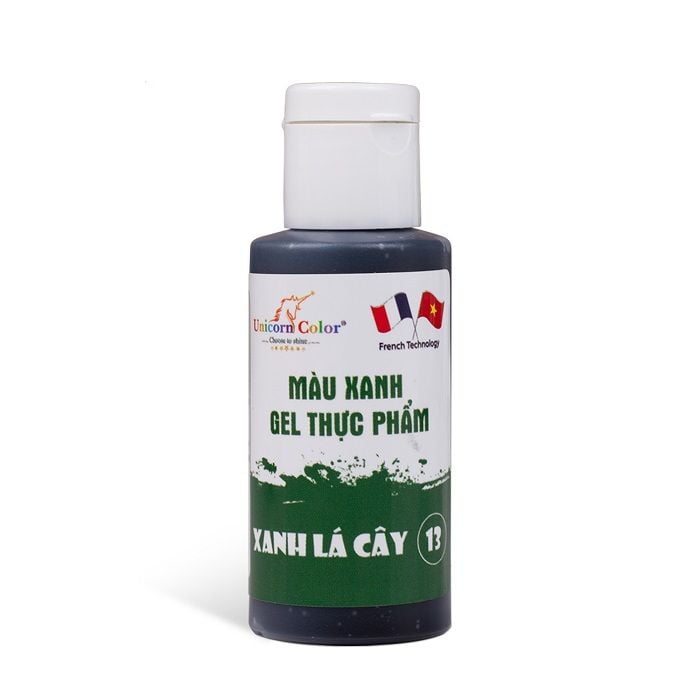 Màu gel xanh lá cây Unicorn Color 28g.