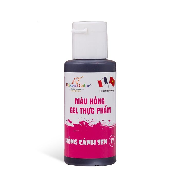 Màu gel hồng cánh sen Unicorn Color 28g.