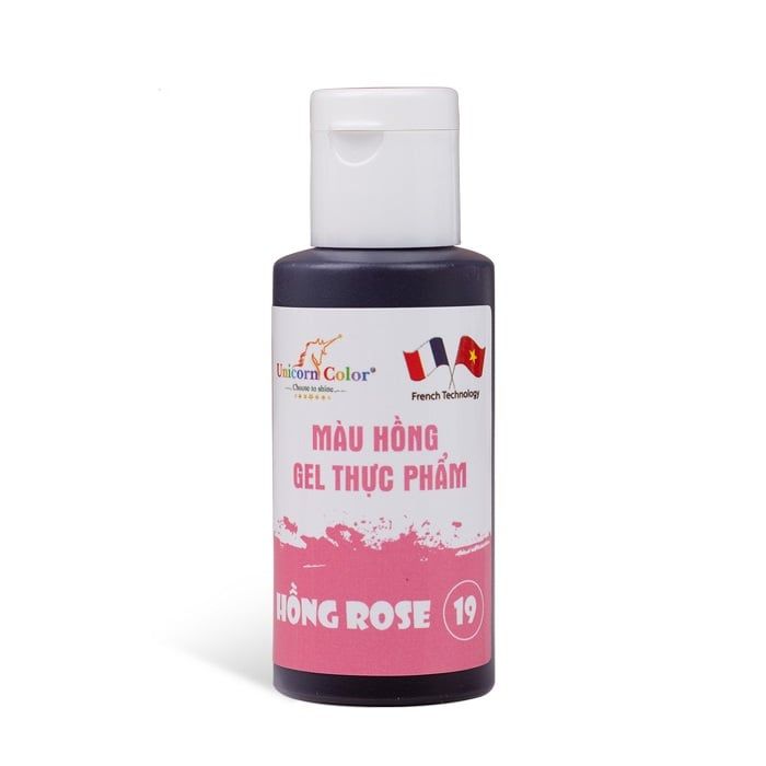 Màu gel hồng rose Unicorn Color 28g.