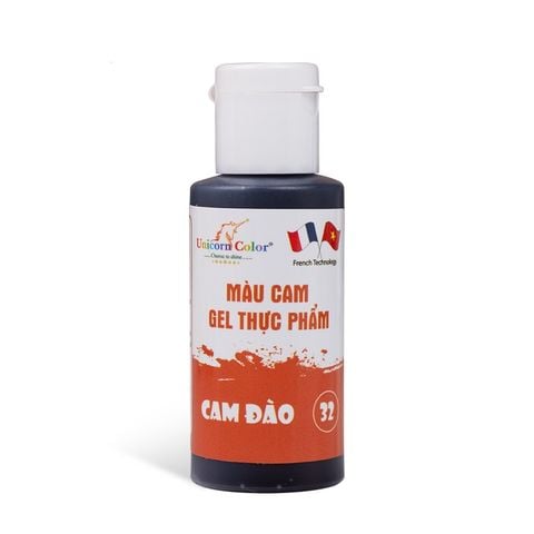 Màu gel cam đào Unicorn Color 28g