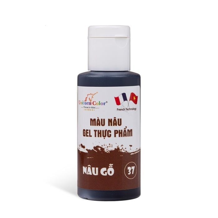 Màu gel nâu gỗ Unicorn Color 28g
