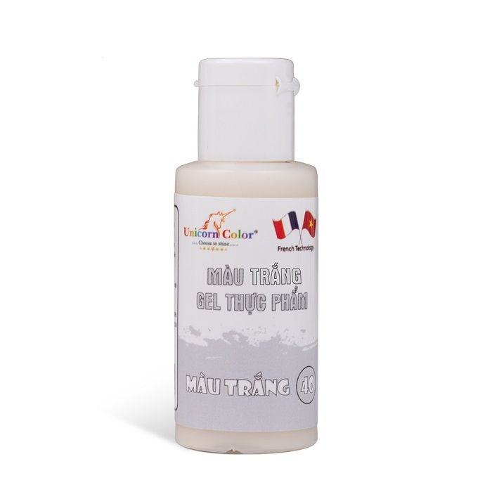 Màu gel trắng Unicorn Color 28g.
