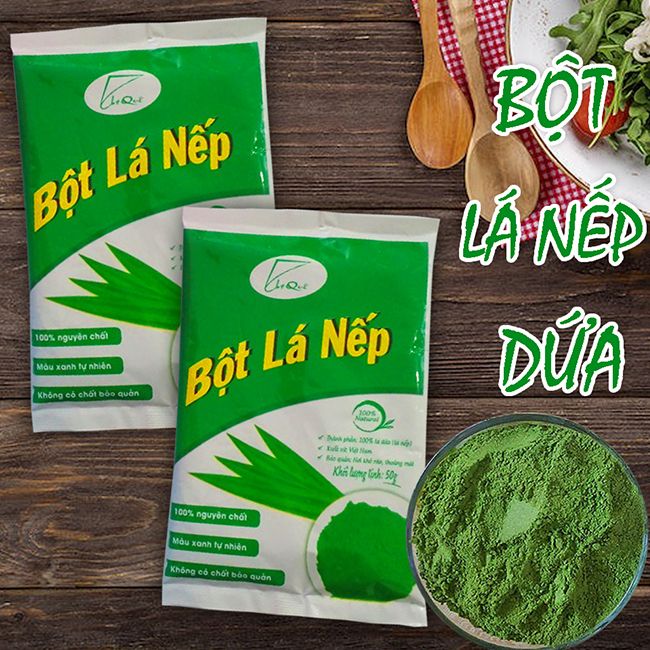 Bột tạo màu lá nếp- lá dứa 50gr.