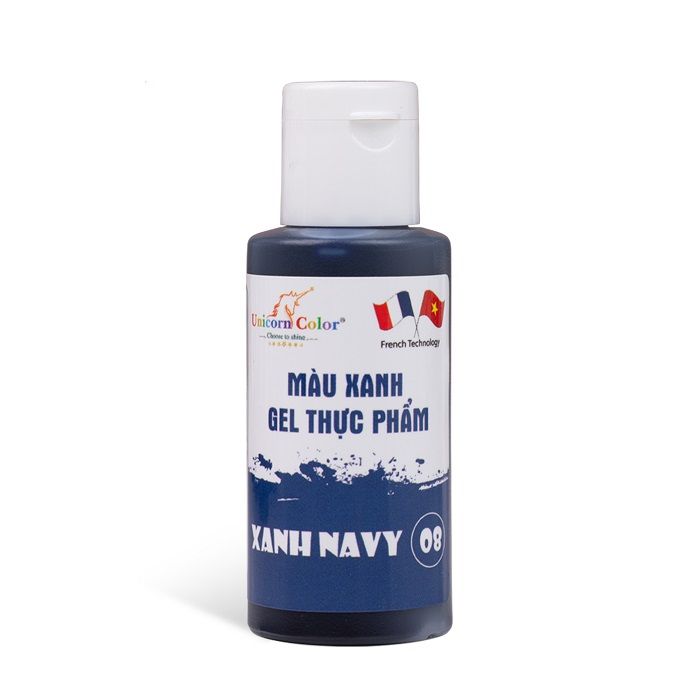 Màu gel xanh navy Unicorn Color 28g